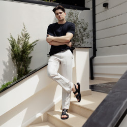 Sandalias hombre 363 negro lifestyle