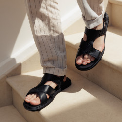 Sandalias hombre 363 negro lifestyle