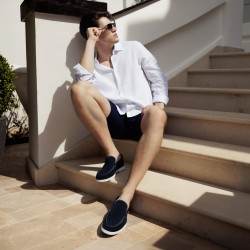 Mocasines hombre 980 índigo terciopelo lifestyle