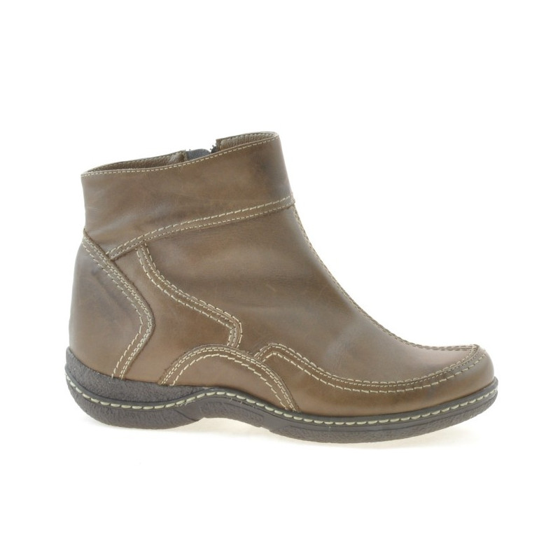 Botines dama 3223 a café