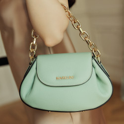 Bolso de mujer de hombro 027g verde menta lifestyle