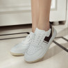 Zapatillas deportivas mujer 6088 blanco+beige lifestyle