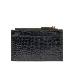 Tarjetero 209g croco charol negro