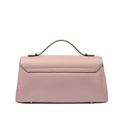 Bolso de dama de hombro 041g rosa polvo saffiano