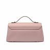 Bolso de dama de hombro 041g rosa polvo saffiano