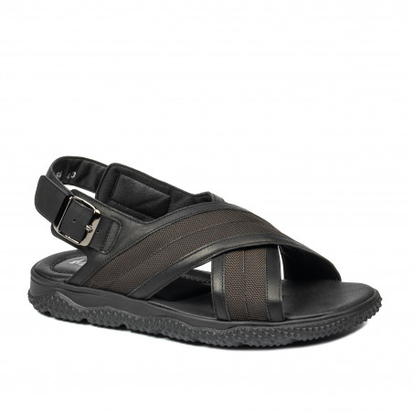 Sandalias hombre 364 negro combinado