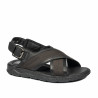 Sandalias hombre 364 negro combinado