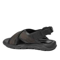 Sandalias hombre 364 negro combinado
