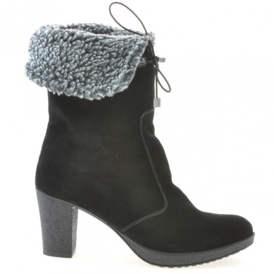 Botas para dama 3266 negro velur