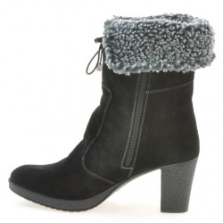 Botas para dama 3266 negro velur