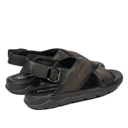 Sandalias hombre 364 negro combinado