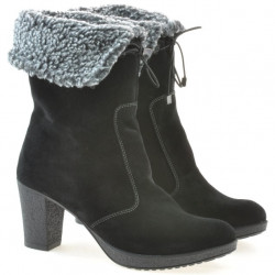 Botas para dama 3266 negro velur