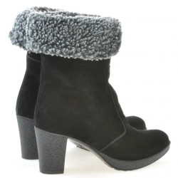Botas para dama 3266 negro velur
