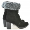 Botas para dama 3266 negro velur