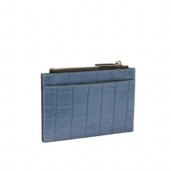 Portatarjetas 209g croco azul cielo
