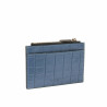 Portatarjetas 209g croco azul cielo