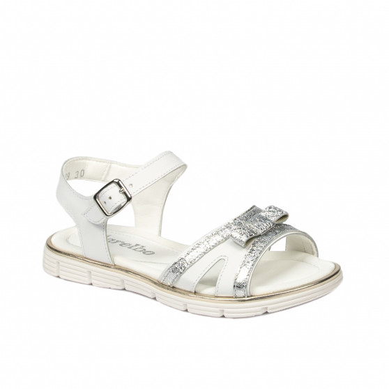 Sandalias para niños 539-1 blanco combinado