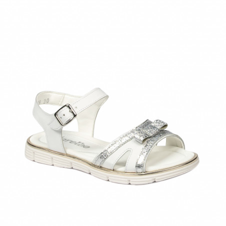Sandalias para niños 539-1 blanco combinado