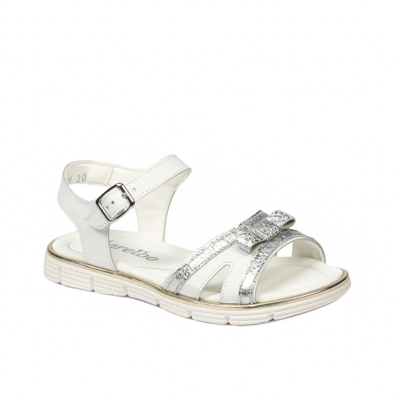 Sandalias para niños 539-1 blanco combinado