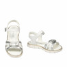 Sandalias para niños 539-1 blanco combinado
