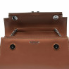Bolso de mujer de hombro 041g 01 marrón coñac