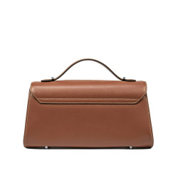 Bolso de mujer de hombro 041g 01 marrón coñac