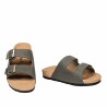 Sandalias hombre 365 nobuk verde militar