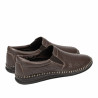 Mocasines hombre 987 café