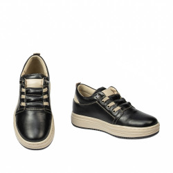 Zapatos para niños 2028 combinados en negro
