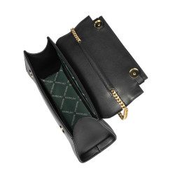 Bolso de mujer al hombro 041g napa negro
