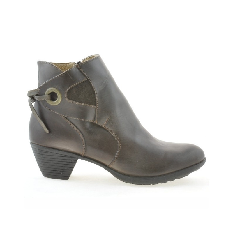 Botines de mujer 3229 a café