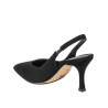 Sandalias de mujer 1343 negro terciopelo