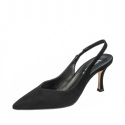 Sandalias de mujer 1343 negro terciopelo
