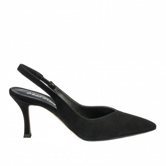 Sandalias de mujer 1343 negro terciopelo