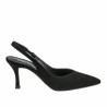 Sandalias de mujer 1343 negro terciopelo