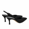 Sandalias de mujer 1343 negro terciopelo