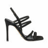 Sandalias mujer 1345 negro terciopelo