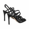 Sandalias mujer 1345 negro terciopelo