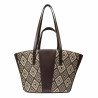 Bolso de playa para mujer 044g rafia cacao