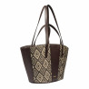 Bolso de playa para mujer 044g rafia cacao
