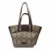 Bolso de playa para mujer 044g rafia cacao