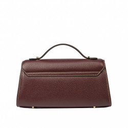 Bolso de mujer de hombro 041g burdeos