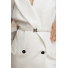 Cinturón mujer 42-1m biz blanco