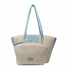 Bolso de playa para mujer 044g 01 blue sky+rafia