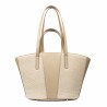 Bolso de playa para dama 044g nude+rafia
