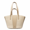 Bolso de playa para dama 044g nude+rafia