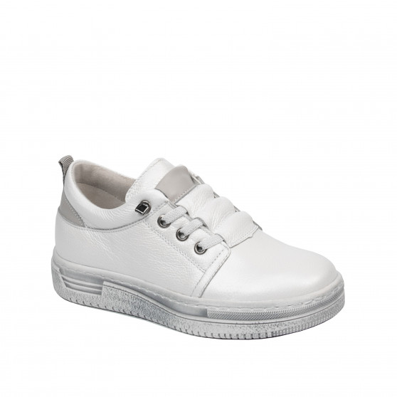 Zapatos de niños 2028 blanco nácar combinado
