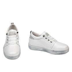 Zapatos de niños 2028 blanco nácar combinado