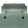 Bolso de mujer de hombro 041g 01 croco pistachio