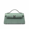 Bolso de mujer de hombro 041g 01 croco pistachio